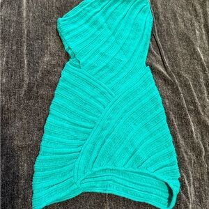 Lucy in the Sky Turquoise Knit Top